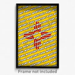 Monterey Park New Mexico Poster (NM City Souvenir 11x17 Town Print)