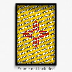 Cuba New Mexico Poster (NM City Souvenir 11x17 Town Print)