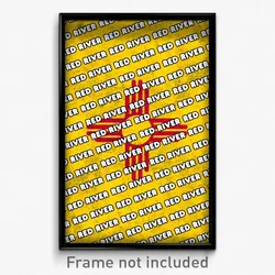Red River New Mexico Poster (NM City Souvenir 11x17 Town Print)