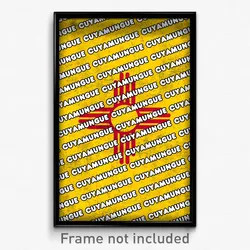 Cuyamungue New Mexico Poster (NM City Souvenir 11x17 Town Print)