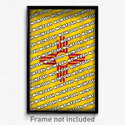 McIntosh New Mexico Poster (NM City Souvenir 11x17 Town Print)