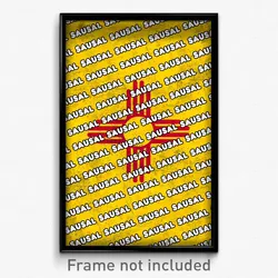Sausal New Mexico Poster (NM City Souvenir 11x17 Town Print)