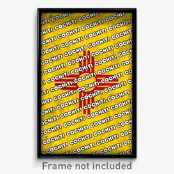 Cochiti New Mexico Poster (NM City Souvenir 11x17 Town Print)