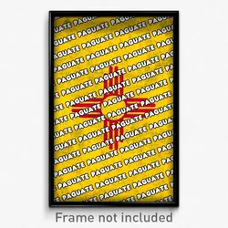Paguate New Mexico Poster (NM City Souvenir 11x17 Town Print)