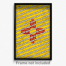 Peak Place New Mexico Poster (NM City Souvenir 11x17 Town Print)