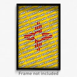 Cochiti Lake New Mexico Poster (NM City Souvenir 11x17 Town Print)