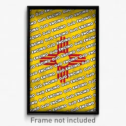 Ojo Encino New Mexico Poster (NM City Souvenir 11x17 Town Print)