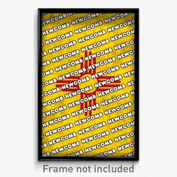 Newcomb New Mexico Poster (NM City Souvenir 11x17 Town Print)