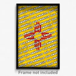 Ojo Amarillo New Mexico Poster (NM City Souvenir 11x17 Town Print)