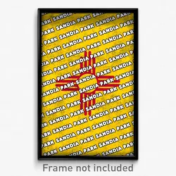 Sandia Park New Mexico Poster (NM City Souvenir 11x17 Town Print)