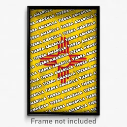 Tierra Amarilla New Mexico Poster (NM City Souvenir 11x17 Town Print)