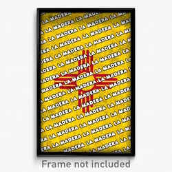La Madera New Mexico Poster (NM City Souvenir 11x17 Town Print)