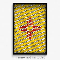 Fort Wingate New Mexico Poster (NM City Souvenir 11x17 Town Print)