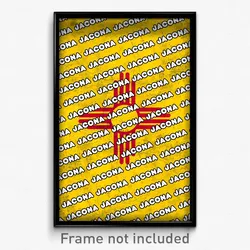 Jacona New Mexico Poster (NM City Souvenir 11x17 Town Print)