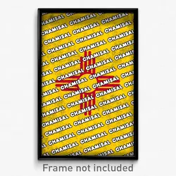 Chamisal New Mexico Poster (NM City Souvenir 11x17 Town Print)