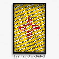 Fruitland New Mexico Poster (NM City Souvenir 11x17 Town Print)