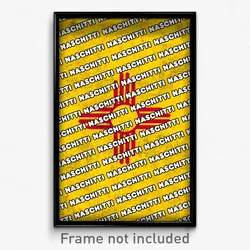 Naschitti New Mexico Poster (NM City Souvenir 11x17 Town Print)