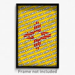 Glen Acres New Mexico Poster (NM City Souvenir 11x17 Town Print)
