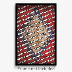 Wesley Arkansas Poster (AR City Souvenir 11x17 Town Print)