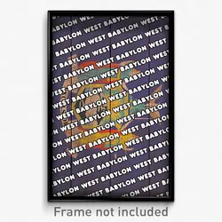 West Babylon New York Poster (NY City Souvenir 11x17 Town Print)