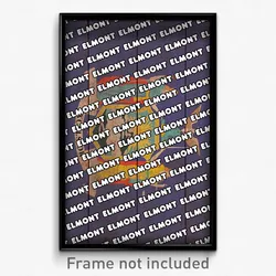 Elmont New York Poster (NY City Souvenir 11x17 Town Print)