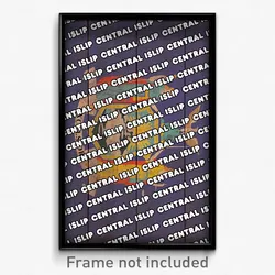 Central Islip New York Poster (NY City Souvenir 11x17 Town Print)
