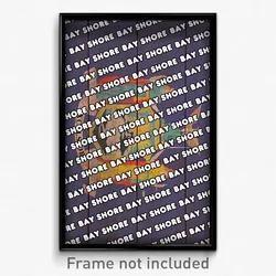 Bay Shore New York Poster (NY City Souvenir 11x17 Town Print)