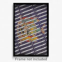 Lindenhurst New York Poster (NY City Souvenir 11x17 Town Print)