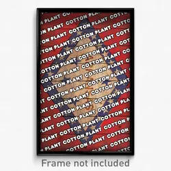 Cotton Plant Arkansas Poster (AR City Souvenir 11x17 Town Print)