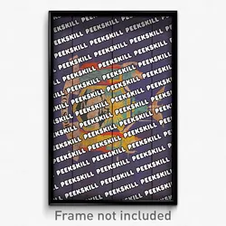 Peekskill New York Poster (NY City Souvenir 11x17 Town Print)