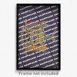 Hauppauge New York Poster (NY City Souvenir 11x17 Town Print)