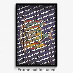 East Northport New York Poster (NY City Souvenir 11x17 Town Print)