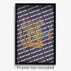 Wantagh New York Poster (NY City Souvenir 11x17 Town Print)