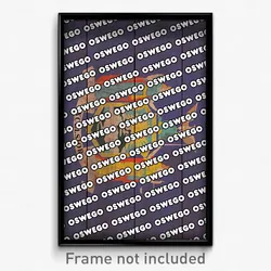 Oswego New York Poster (NY City Souvenir 11x17 Town Print)