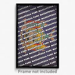 Massapequa Park New York Poster (NY City Souvenir 11x17 Town Print)