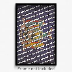 Port Washington New York Poster (NY City Souvenir 11x17 Town Print)