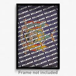 Bellmore New York Poster (NY City Souvenir 11x17 Town Print)