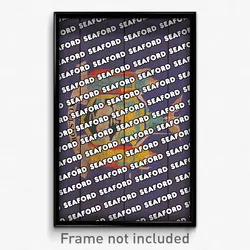 Seaford New York Poster (NY City Souvenir 11x17 Town Print)