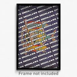 Greenlawn New York Poster (NY City Souvenir 11x17 Town Print)