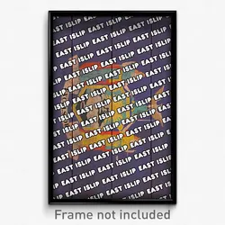East Islip New York Poster (NY City Souvenir 11x17 Town Print)