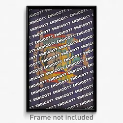 Endicott New York Poster (NY City Souvenir 11x17 Town Print)