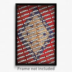 Alpena Arkansas Poster (AR City Souvenir 11x17 Town Print)