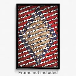 Yarborough Landing Arkansas Poster (AR City Souvenir 11x17 Town Print)