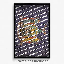East Rockaway New York Poster (NY City Souvenir 11x17 Town Print)