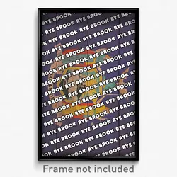 Rye Brook New York Poster (NY City Souvenir 11x17 Town Print)