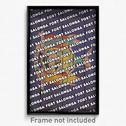 Fort Salonga New York Poster (NY City Souvenir 11x17 Town Print)