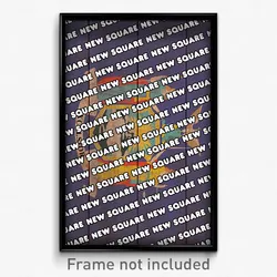 New Square New York Poster (NY City Souvenir 11x17 Town Print)