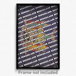 Rensselaer New York Poster (NY City Souvenir 11x17 Town Print)