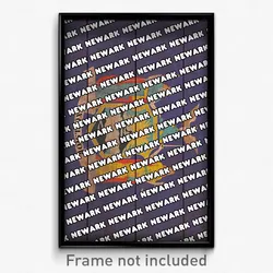 Newark New York Poster (NY City Souvenir 11x17 Town Print)