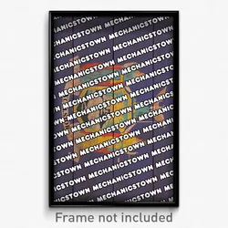 Mechanicstown New York Poster (NY City Souvenir 11x17 Town Print)